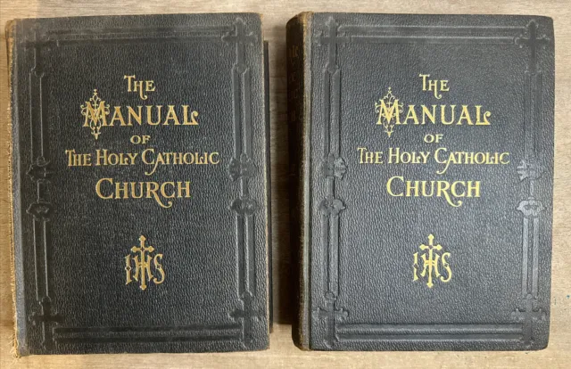VTG 1906 The Manual of the Holy Catholic Church First & Second Part 1st Ed Set
