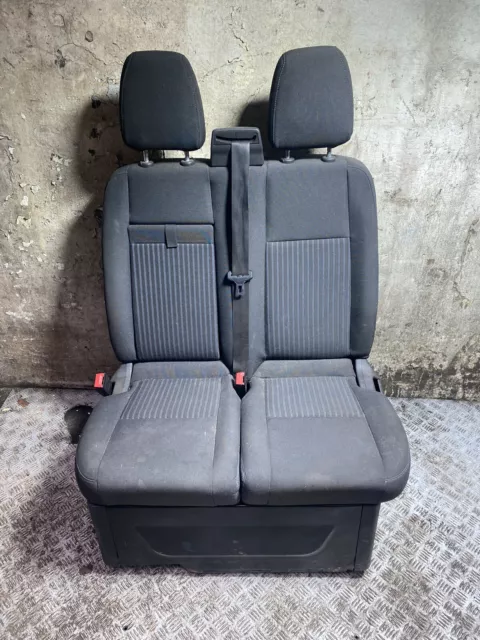 Seat Ford Transit MK8 Trend L3H2 bench double front passenger RHD Blue Stitches