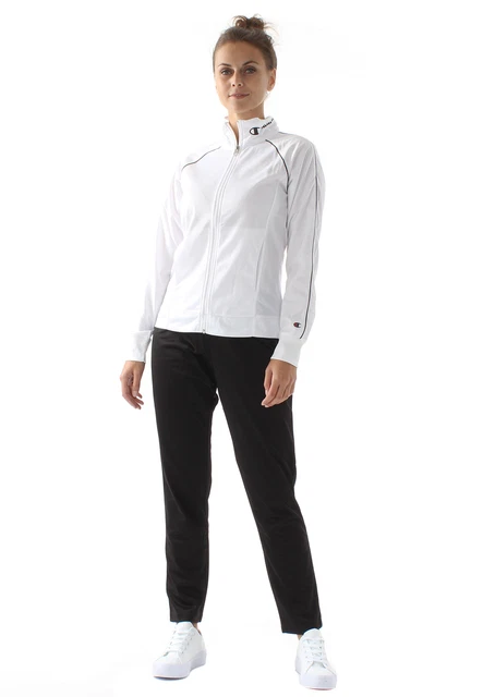 CHAMPION TUTA DA Ginnastica Donna 113435 F20 WW001 Wht Nbk Bianco