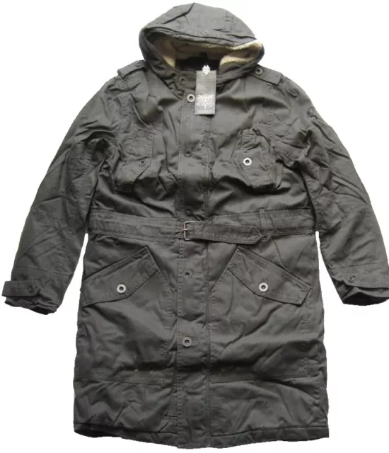 Veste homme Firetrap à capuche QUADRANT JACKET kaki