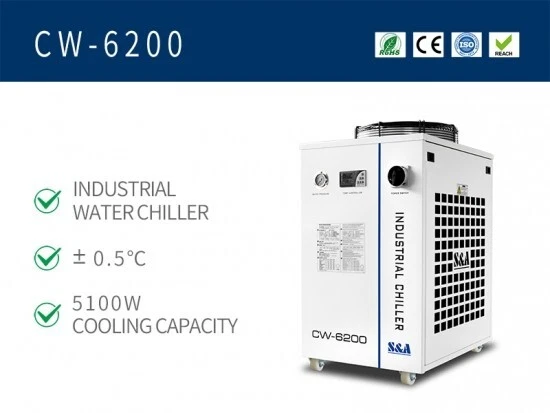 Genuine S&A CW-6200BH Industrial Water Chiller 220v 60hz - Warranty - USA Stock
