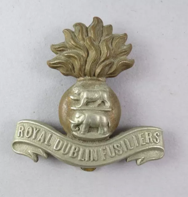 GENUINE MILITARY CAP Badge Royal Dublin Fusiliers British Army Ireland ...