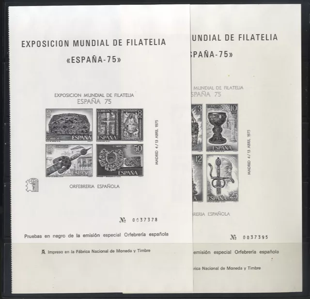 Gelegenheit Spanien - Test Der Luxus - edifil 1/2 / MNH