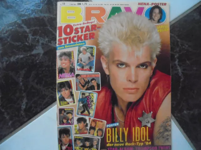 BRAVO 19/1984 TB:Billy Idol!/Nena/Shakin Stevens!/Duran Duran/Cyndi Lauper!