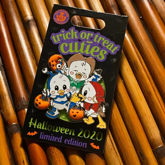 Trick Or Treat Cuties Pin Disney Halloween 2020 Huey Dewey & Louie Duck LE 5000