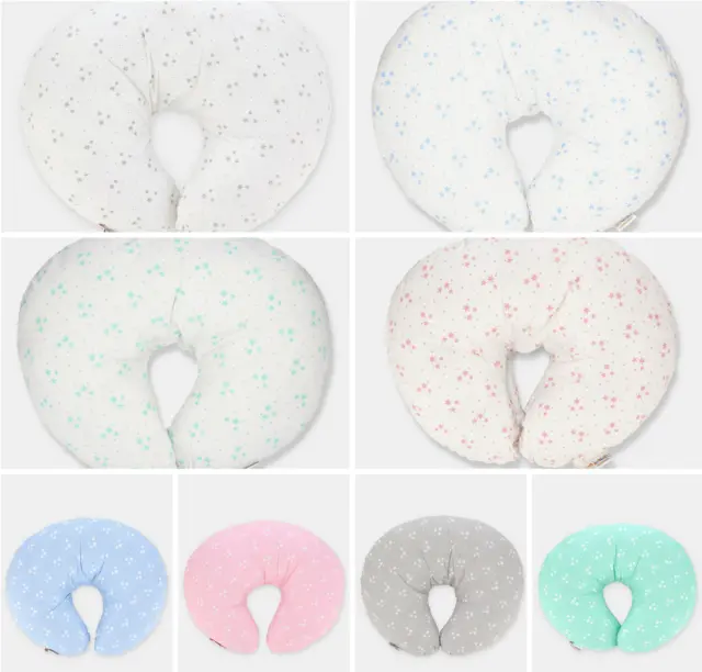 Nursing Boppy Pillow Breast Feeding Pregnancy Lounger Maternity Ushape cotton 2