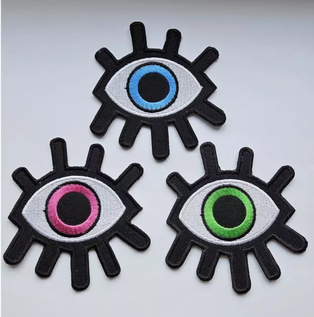 Evil Eyes embroidered patch sew iron on patches transfer clothes & crafts badges