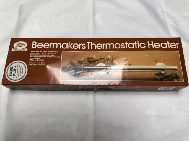 Vintage Boots Beermakers Thermostatic Heater for Home Brewing