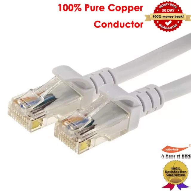 Network Cable Cat5e Ethernet Lan Wire RJ45 UTP Patch Cable Internet Wire  25Ft 8M