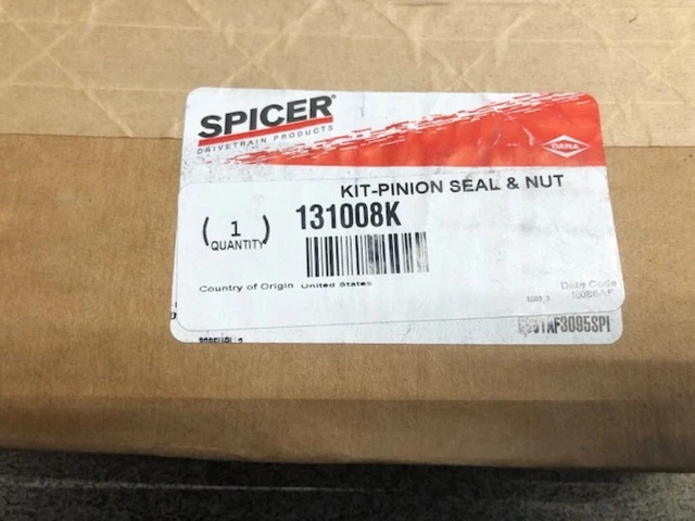 NEW OEM 131008K SPICER KIT Pinion Seal and Nut
