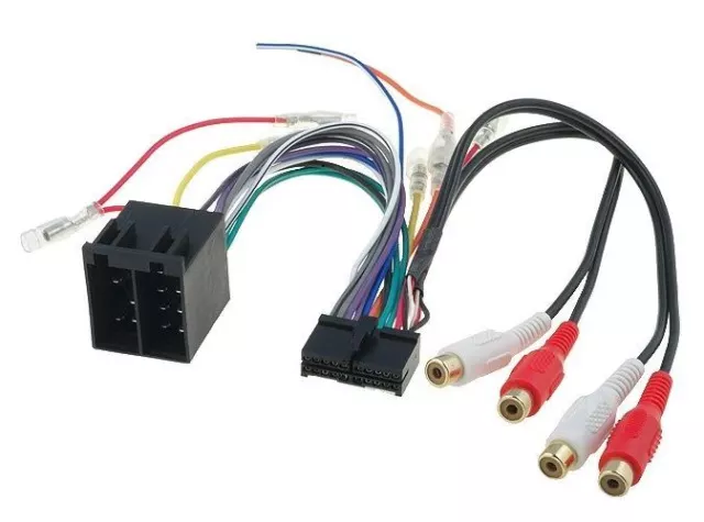 20 Broche Iso Harnais Câblage Connecteur Adaptateur pour Radio Amplificateur