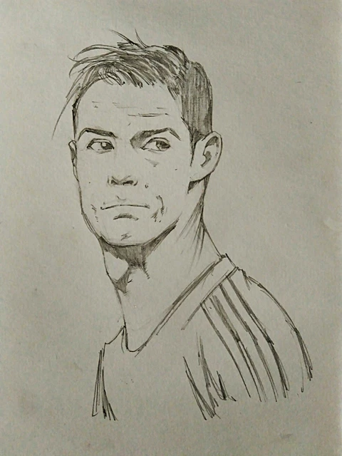 Cristiano Ronaldo Wood Print by Abdo Jouk - Fine Art America