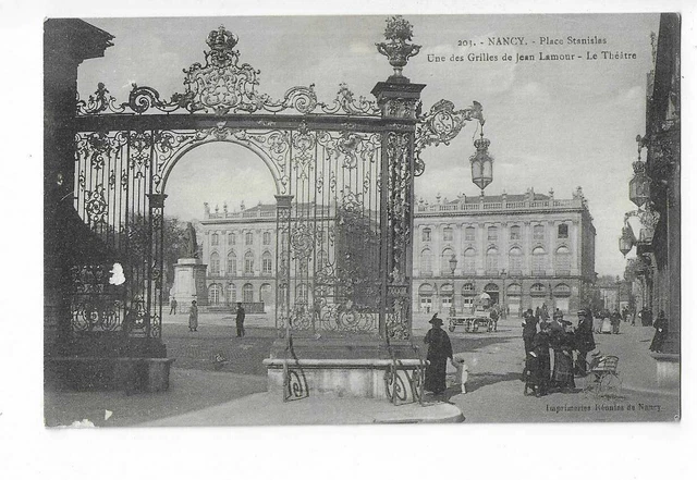 54  Nancy  Place Stanislas  Une Des Grilles De Jean Lamour Le Theatre
