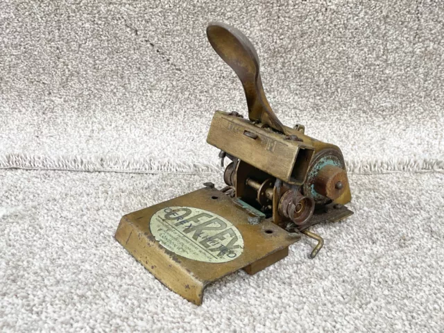 Vintage Ofrex Office Hole Punch Ticket Punch Machine