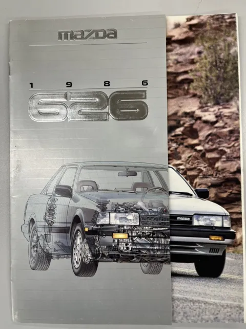 1986 Mazda 626 20pg Factory Car Sales Brochure Catalog Part #9999-92-0103=86