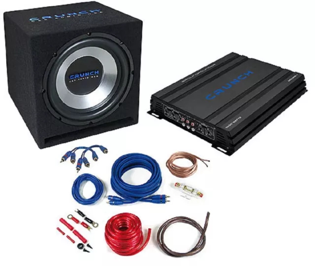 Audio Design CRUNCH CBP-1000 Auto-Lautsprecher Bassreflex-Subwoofer-System