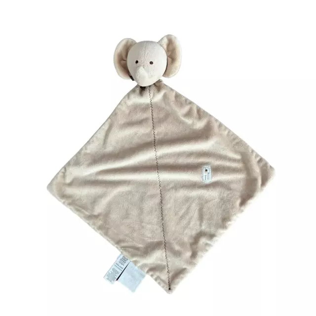 Carters Just One Year Elephant Security Blanket Lovey Brown Precious Firsts