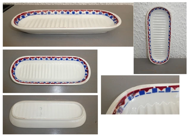 Ancien Porte Savon- Porte Brosse A Dents  En Ceramique