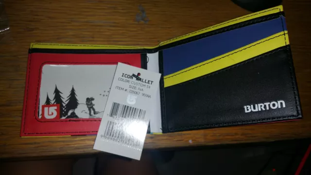 Brand new leather Burton wallet