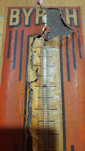 ANCIEN GLACOIDE THERMOMETRE Byrrh Année 1935 EUR 9,99 - PicClick FR