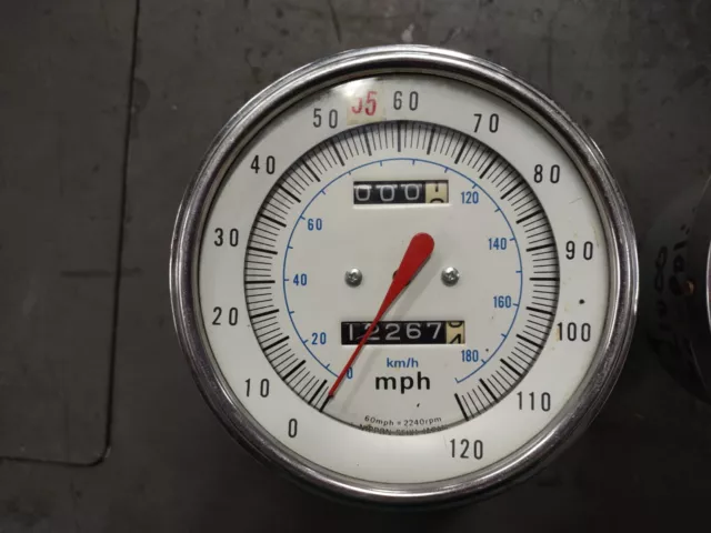 1979 Kawasaki KZ1000 C2 Police Speedometer Tachometer Gauges 3