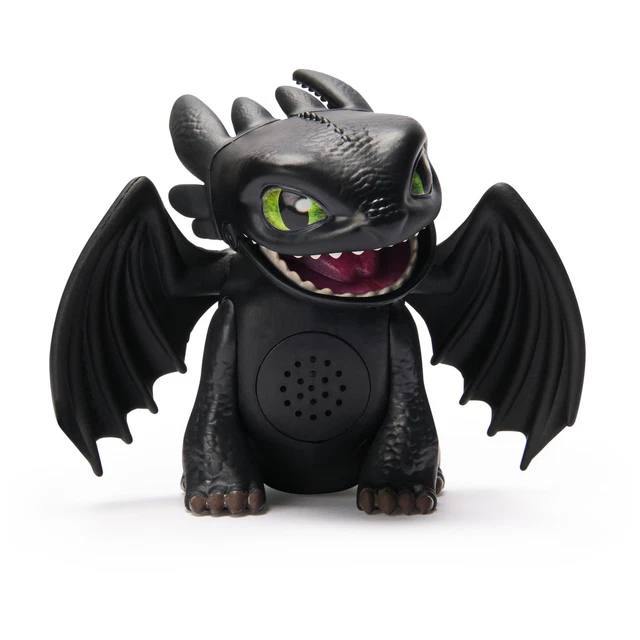 Toothness Dragon DREAMWORKS DRAGONS HOW to Train Your Dragon, Roaring Minis Toothless ...