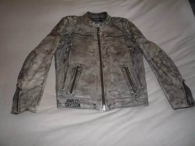 Genuine Harley Davidson Leather Jacket (1) - Mens Size XL - Excellent Condition