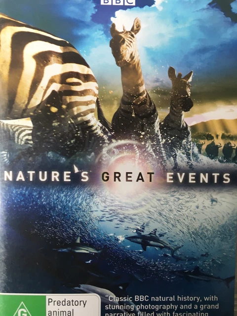 NATURE'S GREAT EVENTS 2 x DVD Set BBC Earth Documentary Series BRAND NEW!