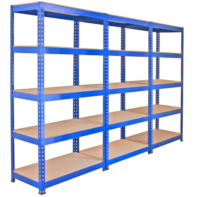 3 ripiani scaffalature 90 cm scaffali magazzino stoccaggio garage scaffalatura acciaio 5 livelli