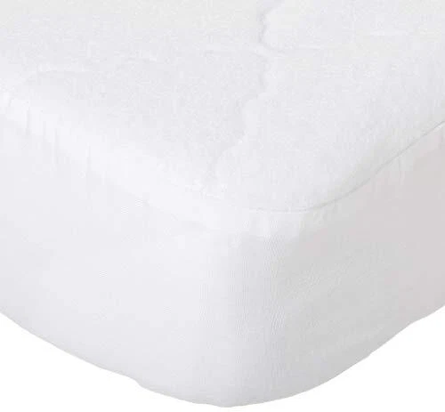 Fitted Waterproof Bassinet Mattress Protector 13x29 White