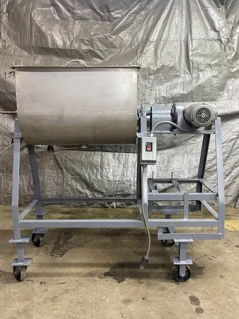 5 Cubic Foot Stainless Steel Ribbon Blender 1 Hp Us Motor 30 Rpm 208-230/460 Vac