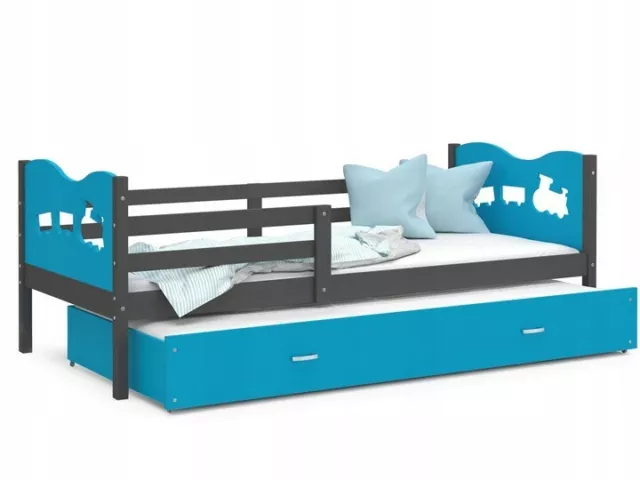 Kinderbett Letto Cameretta Dei Bambini Gioco per Ragazzo 190x80/200x90 CM