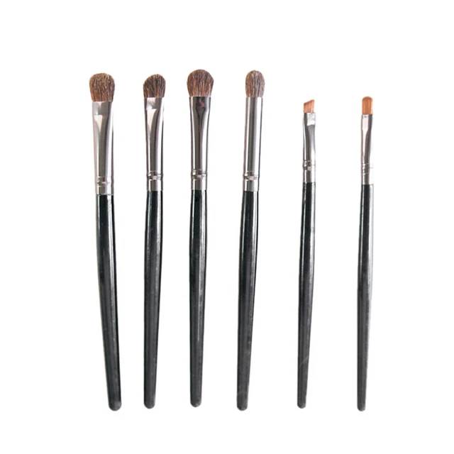 6 Pcs Highlighter Brush Eye Shadow Brush Set Travel Makeup Brushes Large