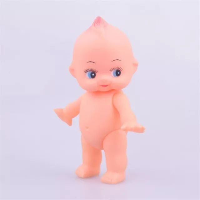 16cm Cute White Toy Lovely Bathing for Doll for w/ Cute Face Baby Infant