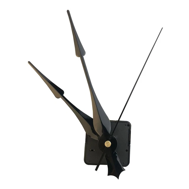 Movimento Per Orologio Al Quarzo Alta Coppia Con Lancette Extra Lunghe 22mm - Meccanismo Con Attacchi, Nero