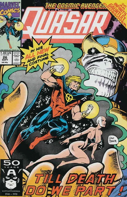 Quasar #26 FN; Marvel | Thanos Infinity Gauntlet - we combine shipping