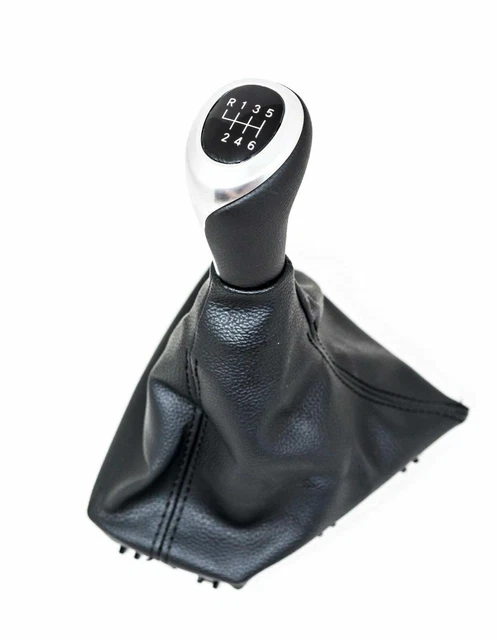 Viviance Cuffia In Pelle E Pomello Cambio 5 Marce Per Mercedes Classe A W168 (97-04), Classe C W202 (93-01), W208, W210, S203 (04-12) - Antipolvere, Elegante