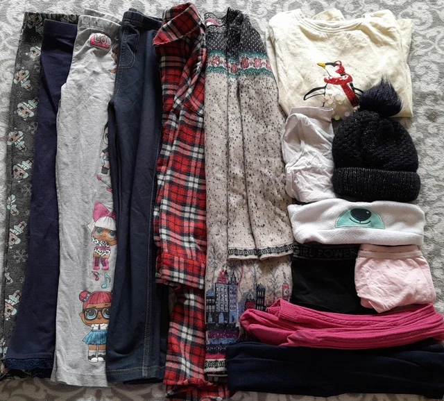 Pacchetto di vestiti autunno inverno ragazze età 7-8