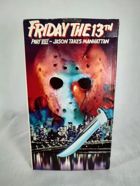 FRIDAY THE 13TH Jason Takes Manhattan VHS Tape Horror Movie Slasher Vorhees 1989 2