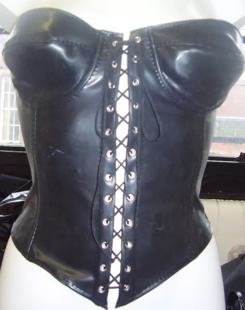 The Federation Rubber  Bustier Basque  Corset Fetish All Sizes