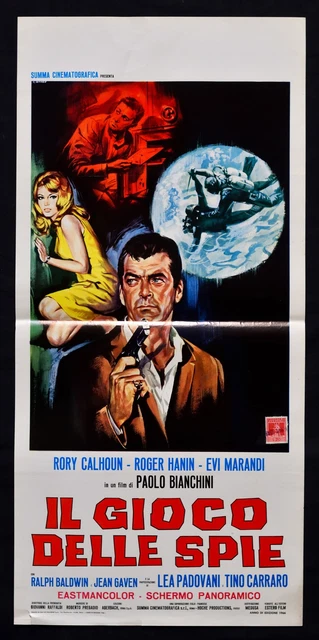 Affiche Il Gioco Delle Spies Rory Calhoun Roger Hanin Evi Mbassi B103