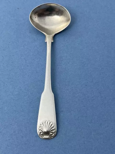 Antique Georgian Scottish Provincial Solid Silver Perth Mustard Spoon R.keay 3