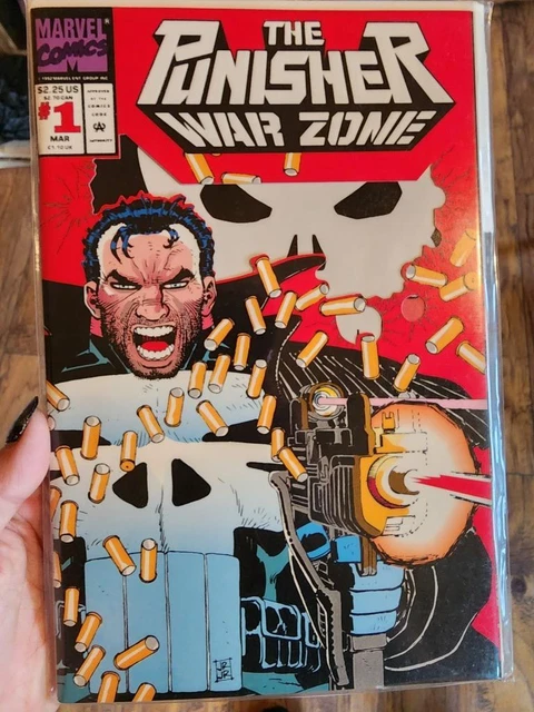 The Punisher War Zone #1 March 1992 High Cgc Grade Worthy!