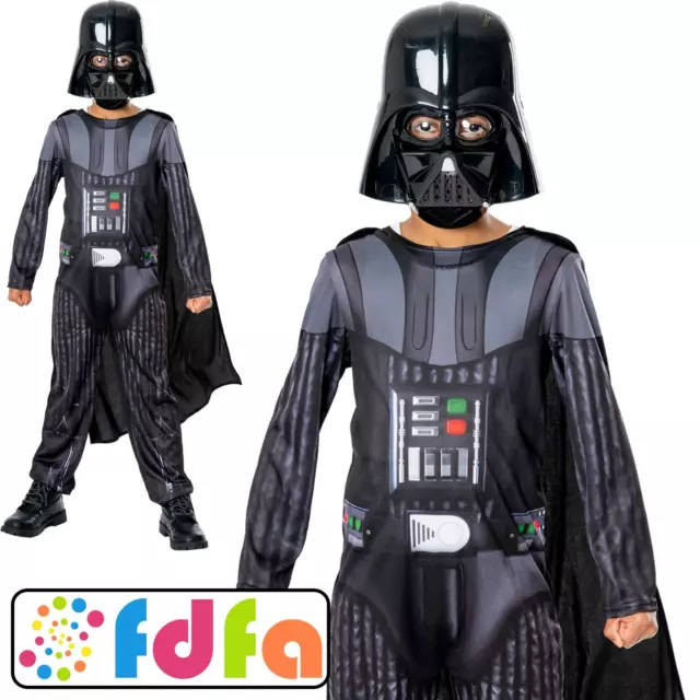 Rubies Official Darth Vader Classic Kids Childs Fancy Dress Costume