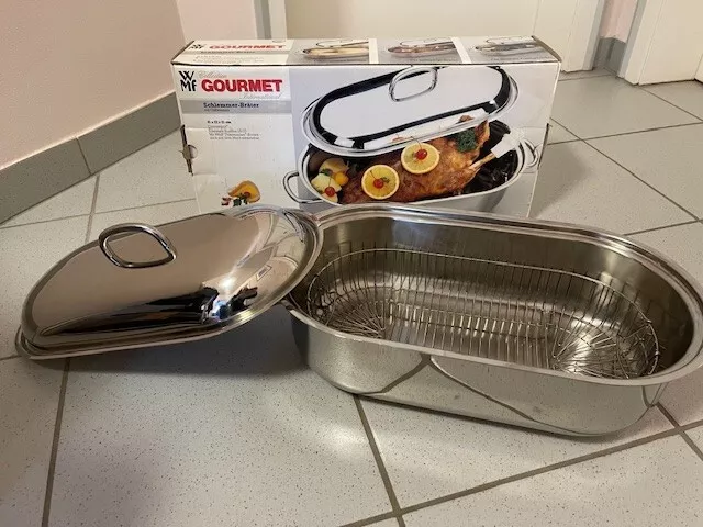 WMF GOURMET Schlemmer-Bräter mit Grilleinsatz - unbenutzt -