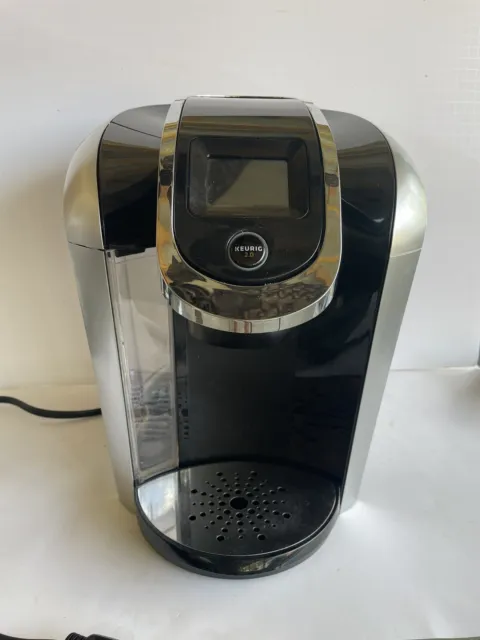 Keurig 2.0 K400 Brewing System Coffee Maker Black / Silver K-Cup, Works Great!!