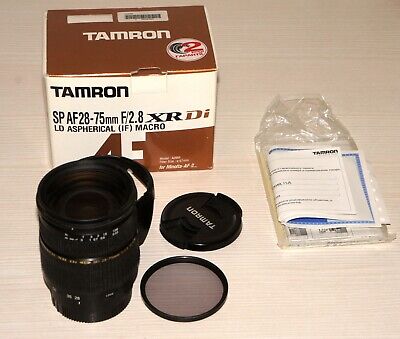 EXC! AF Tamron SP 28-75mm F/2.8 XR Di LD Aspherical for Sony ALPHA  A-mount