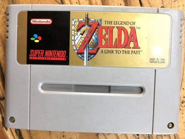 Cartouche Zelda 3 A Link To The Past 100% Originale Super Nintendo Snes Pal Fra