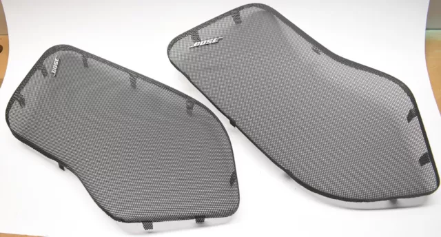 2003-2006 Tahoe Silverado Sierra Front Door Panel Speaker Grill Set Gray Bose E3