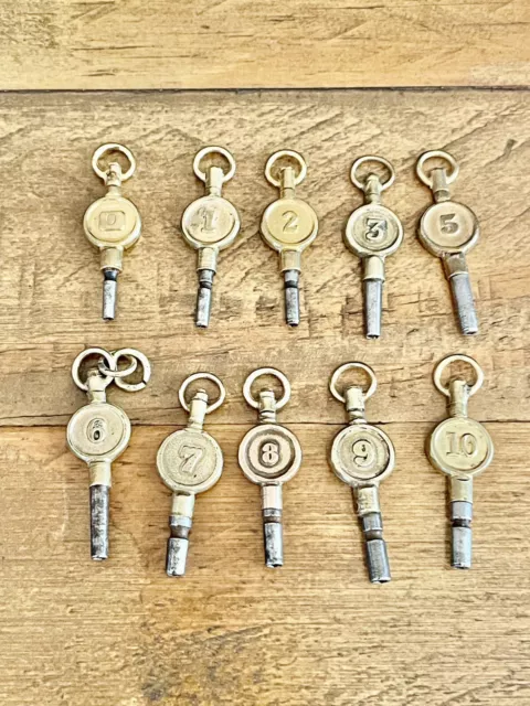 Pocket watch winder key store